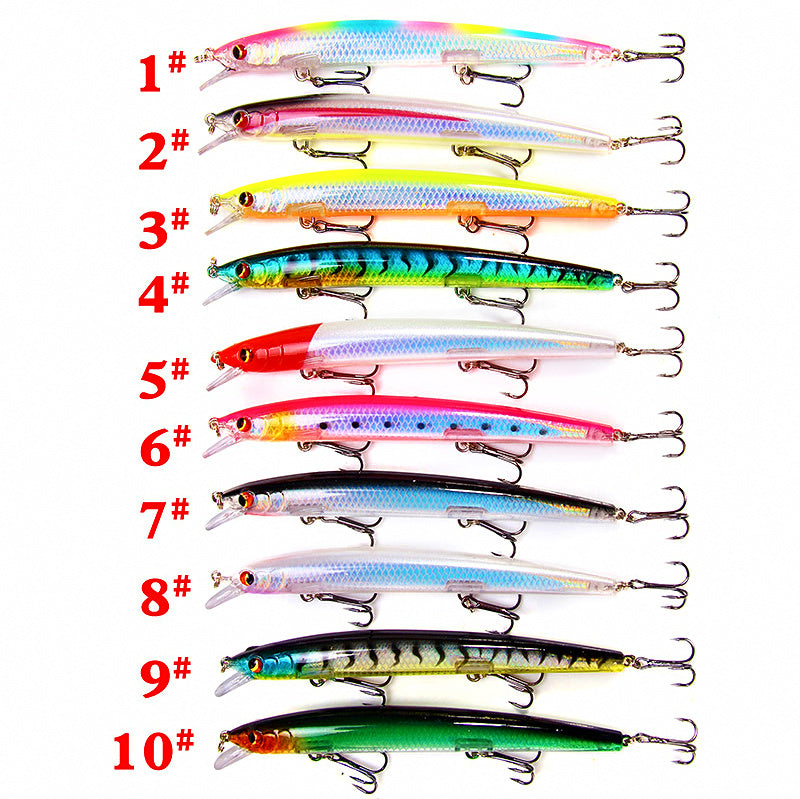 Floating Minnow Hard Bait, Laser Finish, Long Cast – product photo