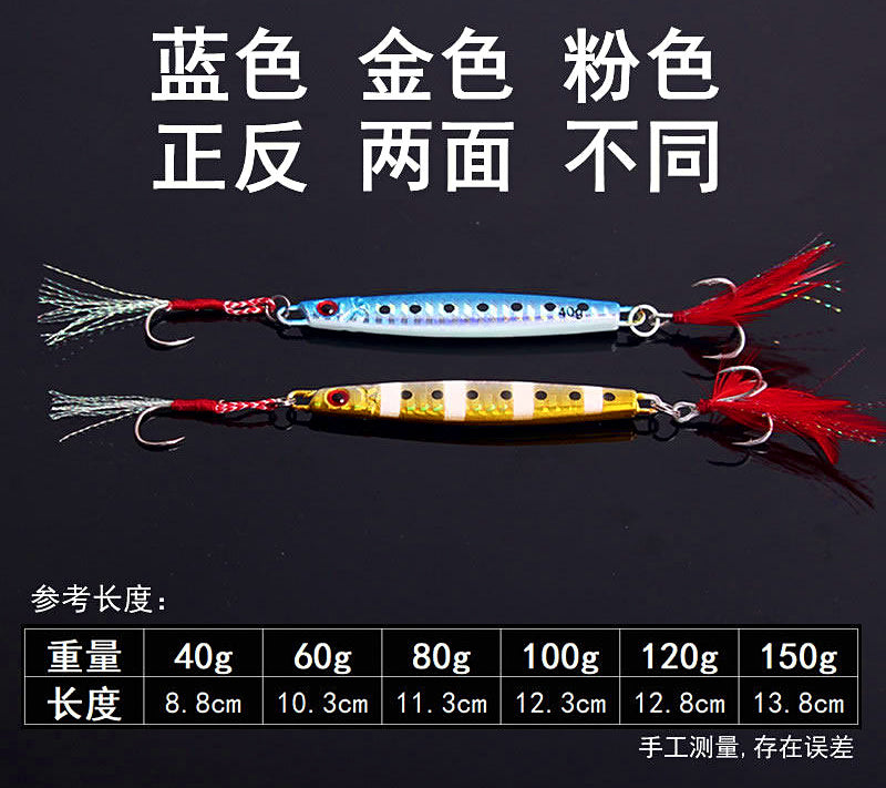 Metal Jig for Casting & Jigging, 25–150 g (0.9–5.3 oz) – product photo