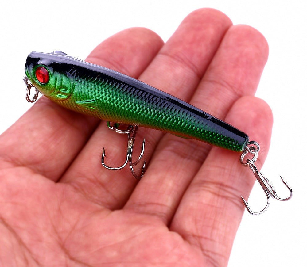 Topwater Pencil Bait, 7 cm (2.8 in) 6.7 g (0.24 oz), Two Hooks – product photo