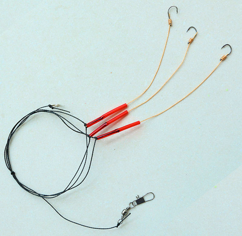 3-Hook String Rig, 5 Rigs per Pack, Sizes #4–#14 – product photo