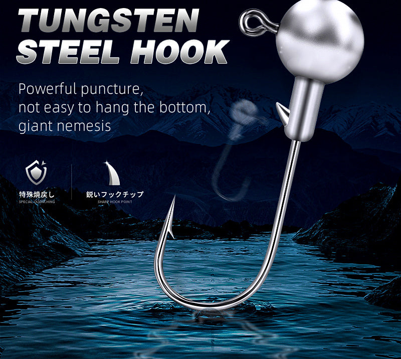 Weighted Swimbait Hooks, Offset Shank, 1–22 g (0.04–0.8 oz) – product photo
