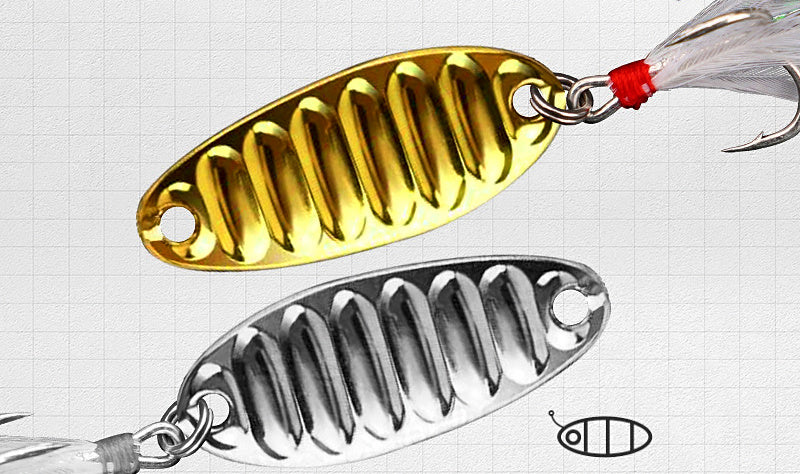 Casting Spoon Lure, 2–20 g (0.07–0.7 oz), Silver or Gold – product photo
