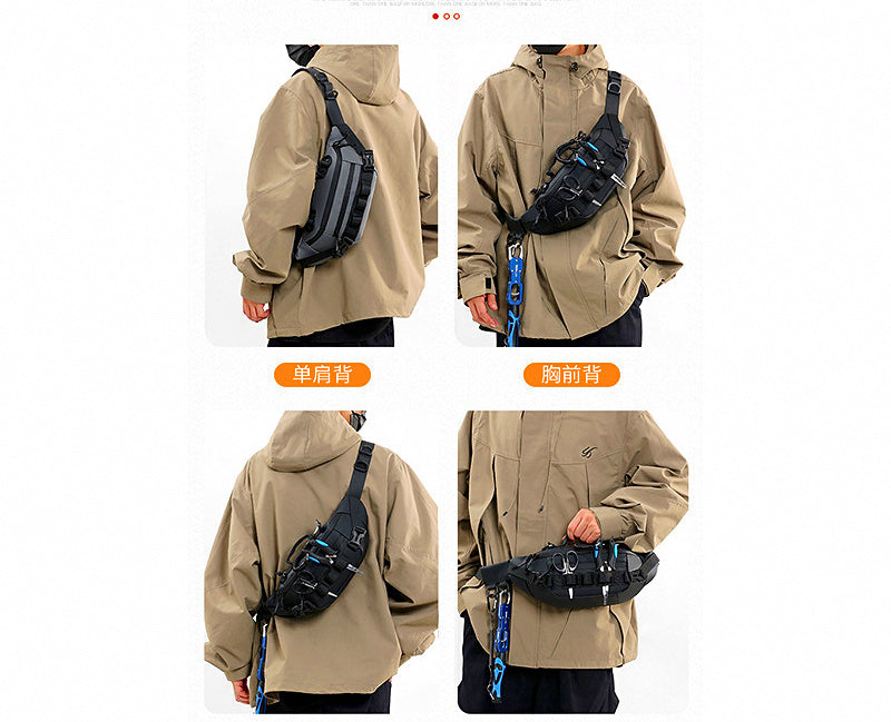 Multifunction Fishing Sling Bag / Waist Pack, 5 Colors – product photo