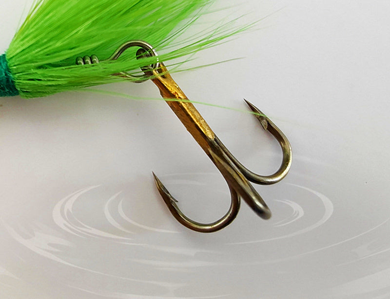 Spinner Spoon Lure, Feathered Hook, 4.3/7/9 g (0.15/0.25/0.32 oz) – product photo