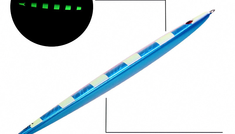 Glow Slow Pitch Jig, 100–400 g (3.5–14.1 oz) – product photo