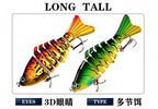 Jointed Loach Swimbait, Multi-Section Fish Lure – product photo
