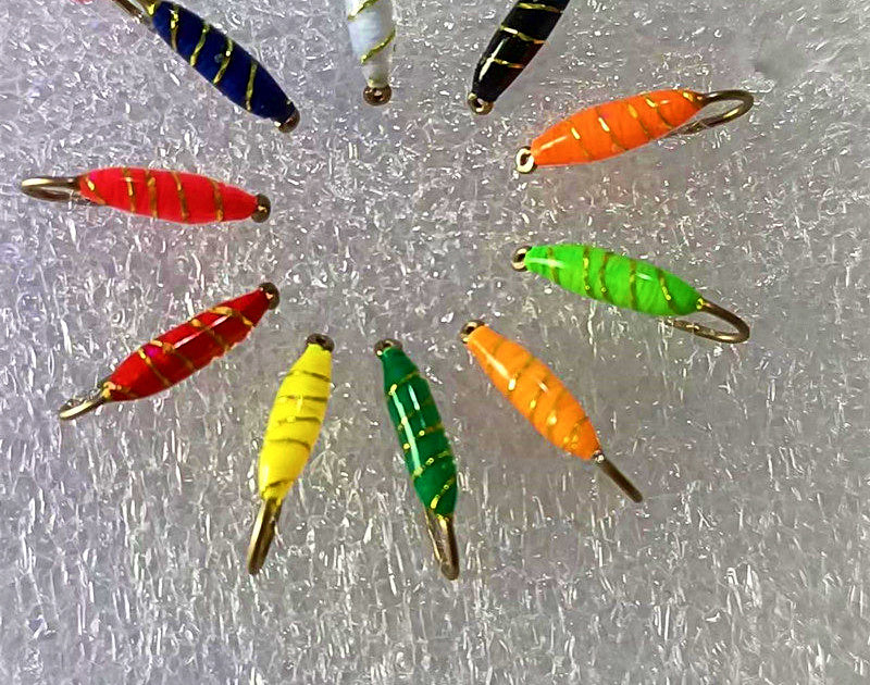 Micro Shrimp Fly Lure Hooks, 10-Pack, Sizes #14–#20 – product photo