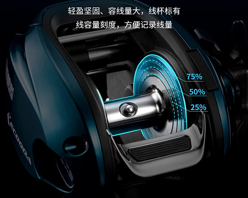 Baitcasting Reel for Slow Pitch Jigging, ECB-600, 5.9:1 or 8.0:1 – product photo