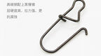 Long Snap Swivel with Figure-8 Ring, Sizes #0–#4 (100 pcs) – product photo