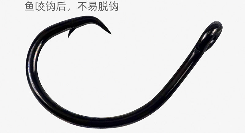 Barbed Eyed Circle Hooks, Saltwater, Size 4 to 12/0 – product photo