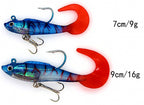 Curly Tail Soft Bait with Lead Head, 9 g and 16 g – product photo