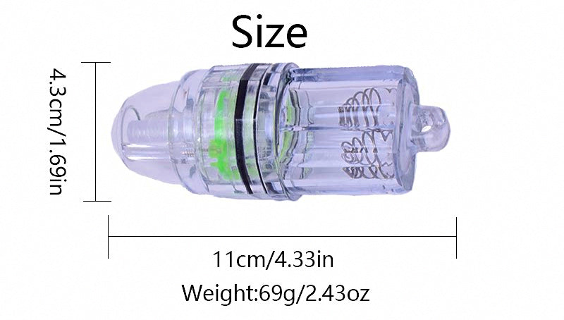 Underwater LED Fishing Light, Waterproof Fish Attractor – product photo