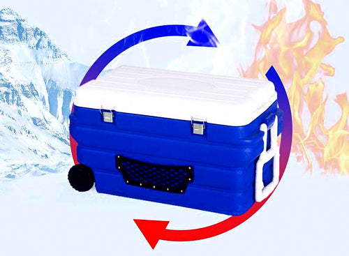 Insulated Cooler Box, 2L to 90L, Blue PE – product photo