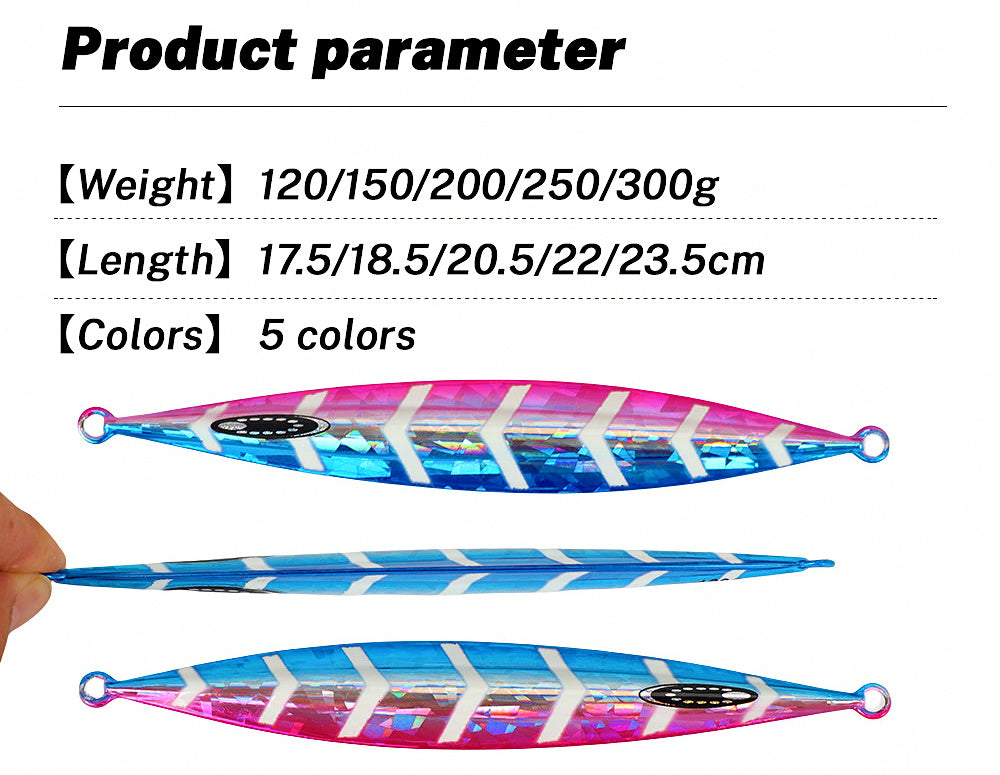 Glow Slow Pitch Jig, 120–300 g (4.2–10.6 oz) – product photo
