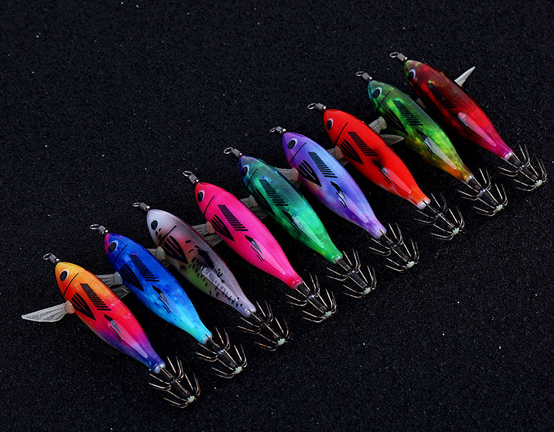 Glow Wood Shrimp Squid Jig, 5.5 cm (2.2 in) – product photo