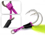 Feather Double Assist Hooks for Slow Pitch Jigs, Size 2–3/0 – product photo
