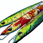 Fast Sinking Metal Jig, 100–120 g (3.5–4.2 oz), UV Glow