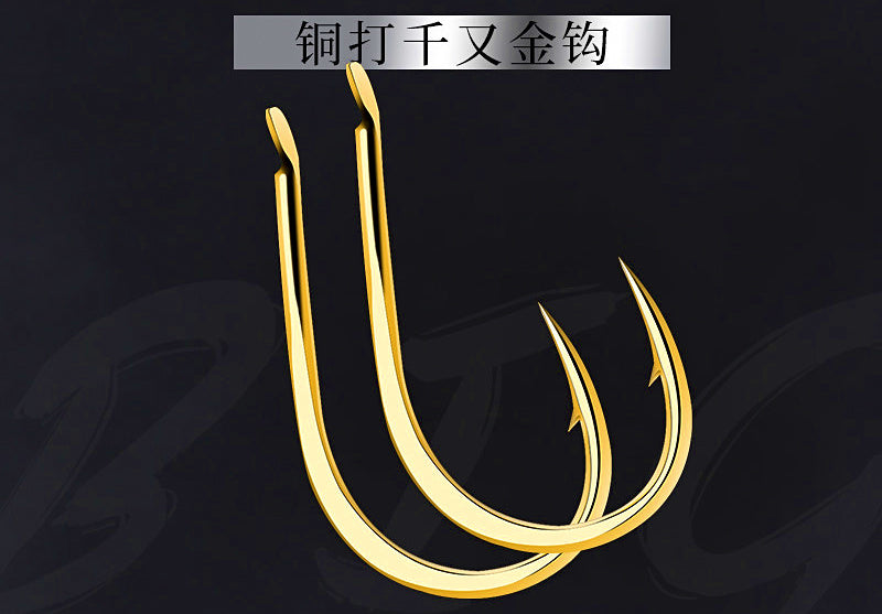 Barbed Senmata Fishing Hooks, 30-Pack, Sizes #0.3–#5 – product photo