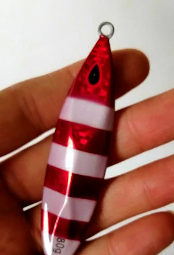 Laser & Glow Stripe Metal Jig, 80–120 g (2.8–4.2 oz) – product photo