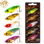 VIB Blade Bait Lipless Crankbait, 3.5–13.5 g, 5-Pack – product photo