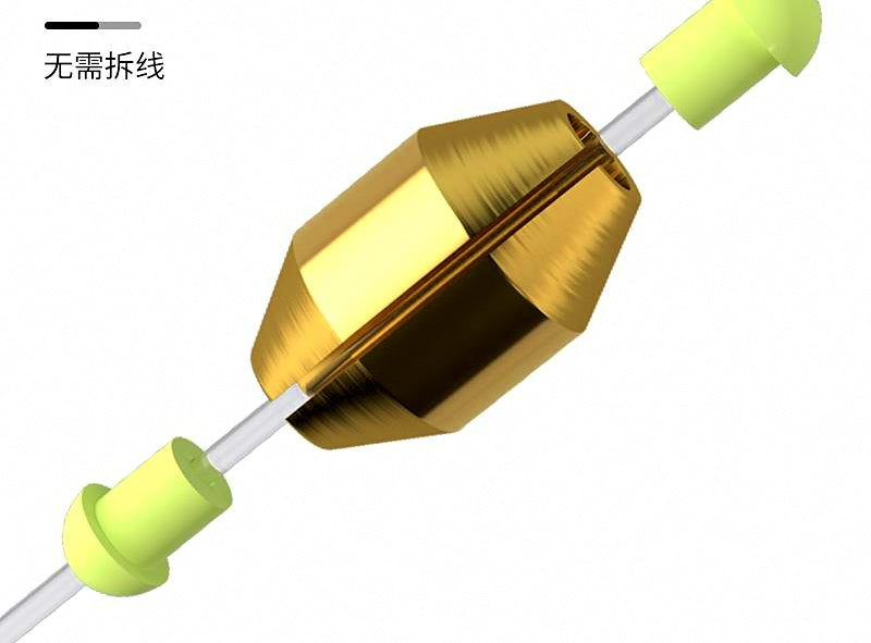 Hard-Tail Sea Fishing Float (Bobber) Rig Set, Yellow or Red – product photo