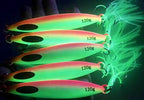 Full Glow Metal Jig with Hooks, 80–400 g (2.8–14.1 oz) – product photo