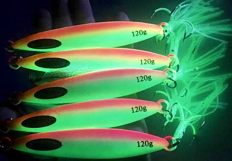 Full Glow Metal Jig with Hooks, 80–400 g (2.8–14.1 oz) – product photo