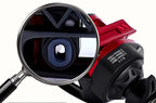 Red and Black Baitcasting Reel, Left or Right Hand – product photo