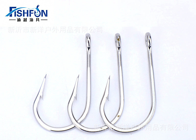 Stainless Steel Shark & Tuna Hook, Sizes 5/0–10/0 – product photo