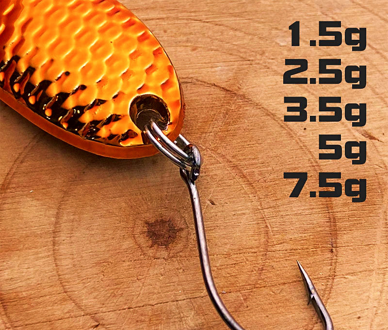 Scaly Metal Casting Spoon, 1.5–20 g (0.05–0.71 oz) – product photo