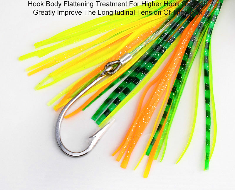 Flying Fish Trolling Lure with UV Skirt and Wings – product photo