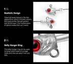 Lead Jig Head Hooks for Soft Baits, 3.5–10 g (0.12–0.35 oz) – product photo