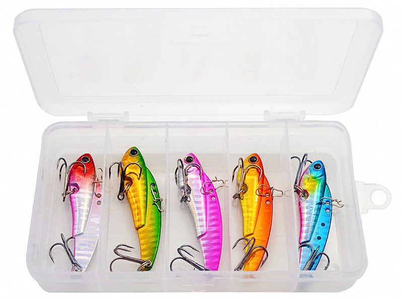 VIB Blade Bait Set, 5 Pack, 16 g and 20 g Options – product photo