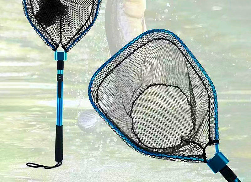 Aluminum Landing Net, Rubber-Coated Mesh, 66–83.5 cm (26–33 in) – product photo