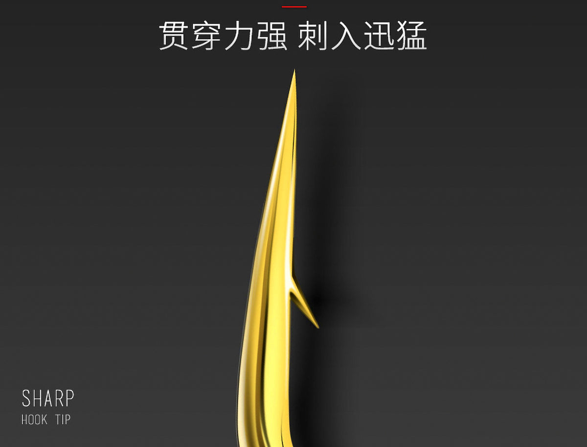 Pre-Tied Double Hook Rigs, Gold Sleeve, Barbed/Barbless – product photo
