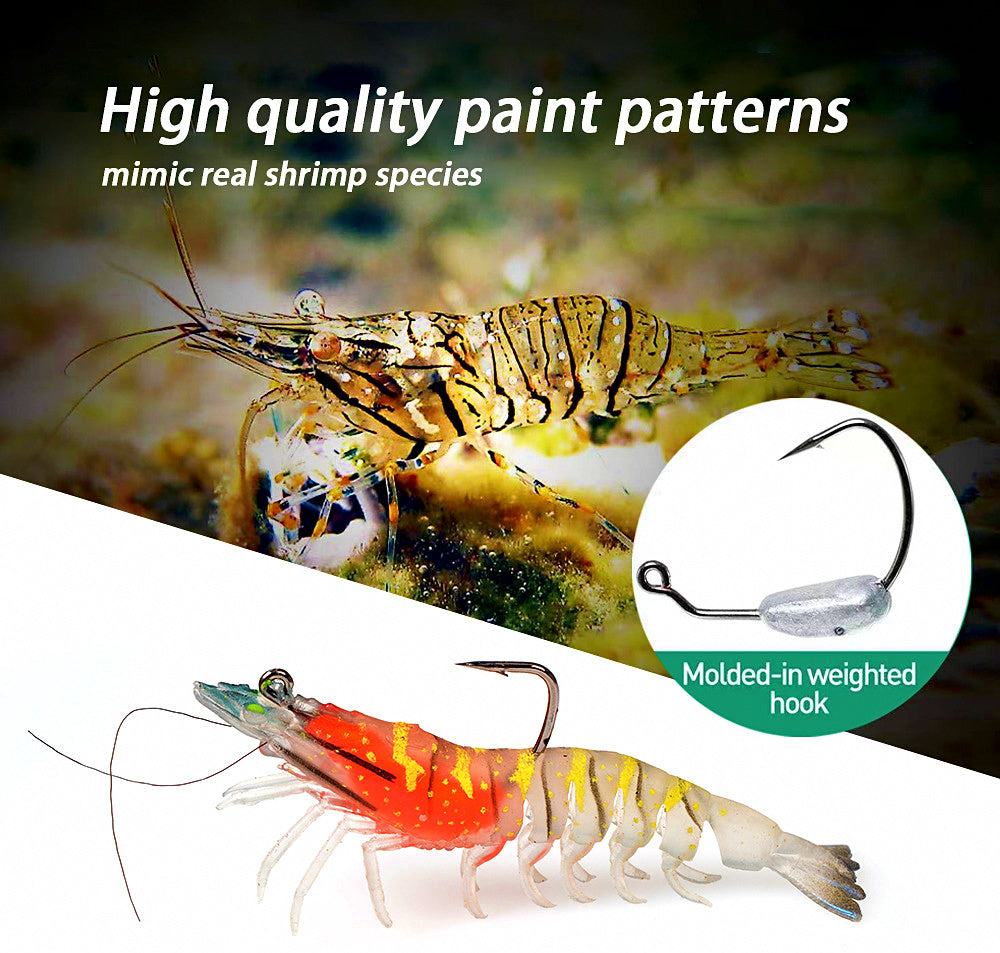 Lead Head Shrimp Soft Bait, 9.5 cm (3.7 in) 12 g (0.42 oz) – product photo
