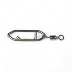 Stainless Steel Barrel Swivel & Snap Connector, Sizes 8 to 1/0