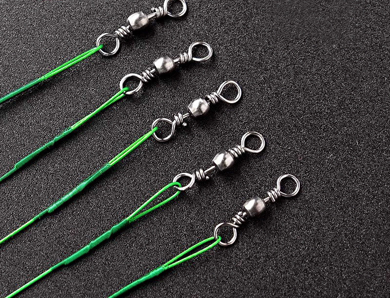 Steel Wire Leaders with Pin Snap, 15–25 cm (5.9–9.8 in) – product photo