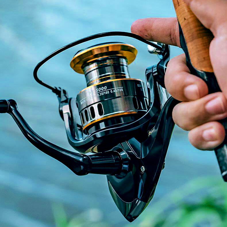 Metal Spool Saltwater Fishing Reel, 800–7000 Series – product photo