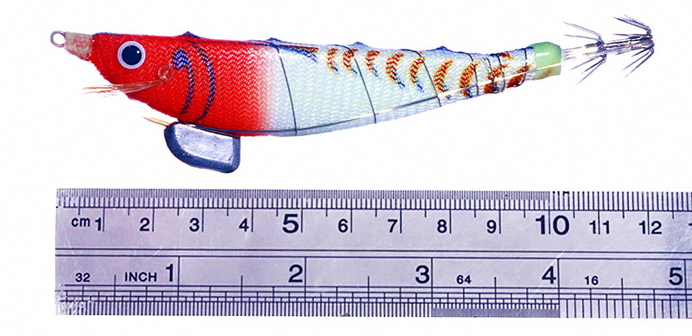 Glow Wood Shrimp Squid Jig Lure, 12 cm 14.3 g (0.5 oz) – product photo