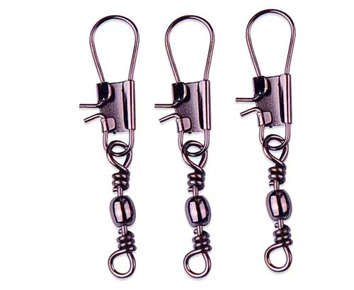 Barrel Swivel with Safety Pin Snap, Sizes 14 to 5/0 – product photo