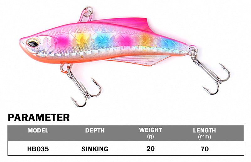 VIB Vibration Hard Lure, 7 cm, 20 g (0.7 oz) – product photo