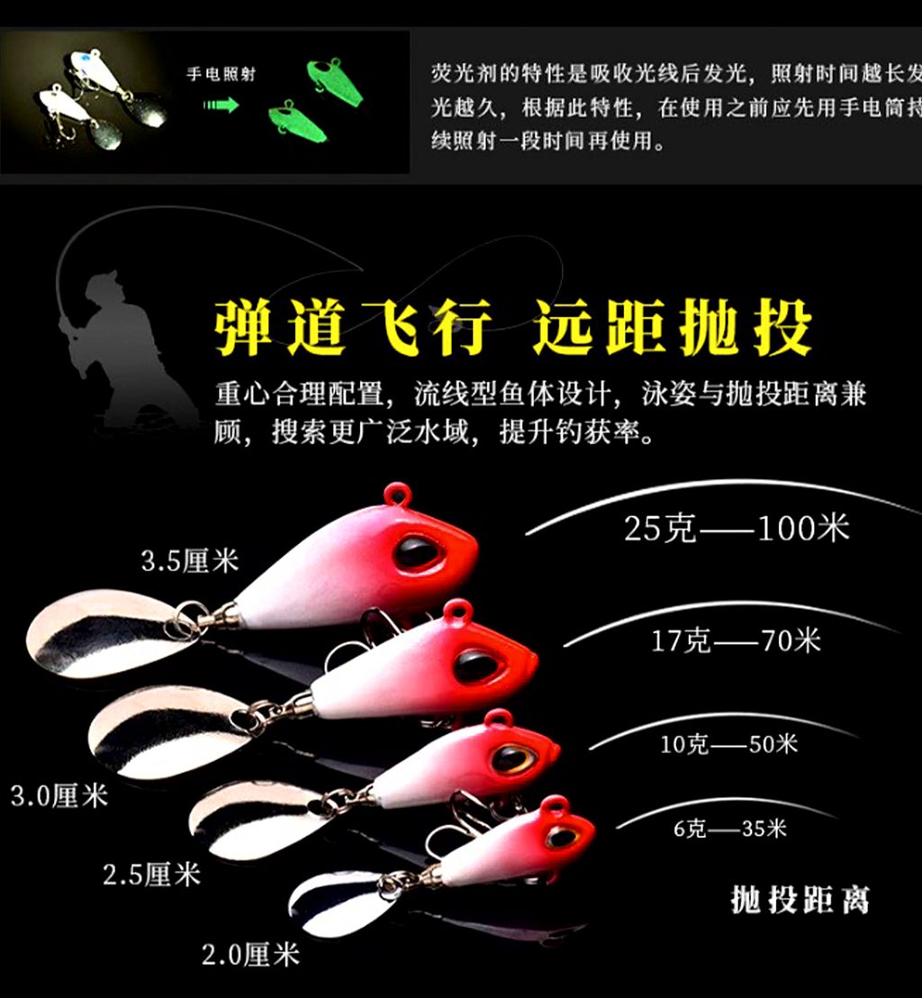 VIB Vibration Lure, 6–25 g (0.2–0.9 oz) – product photo