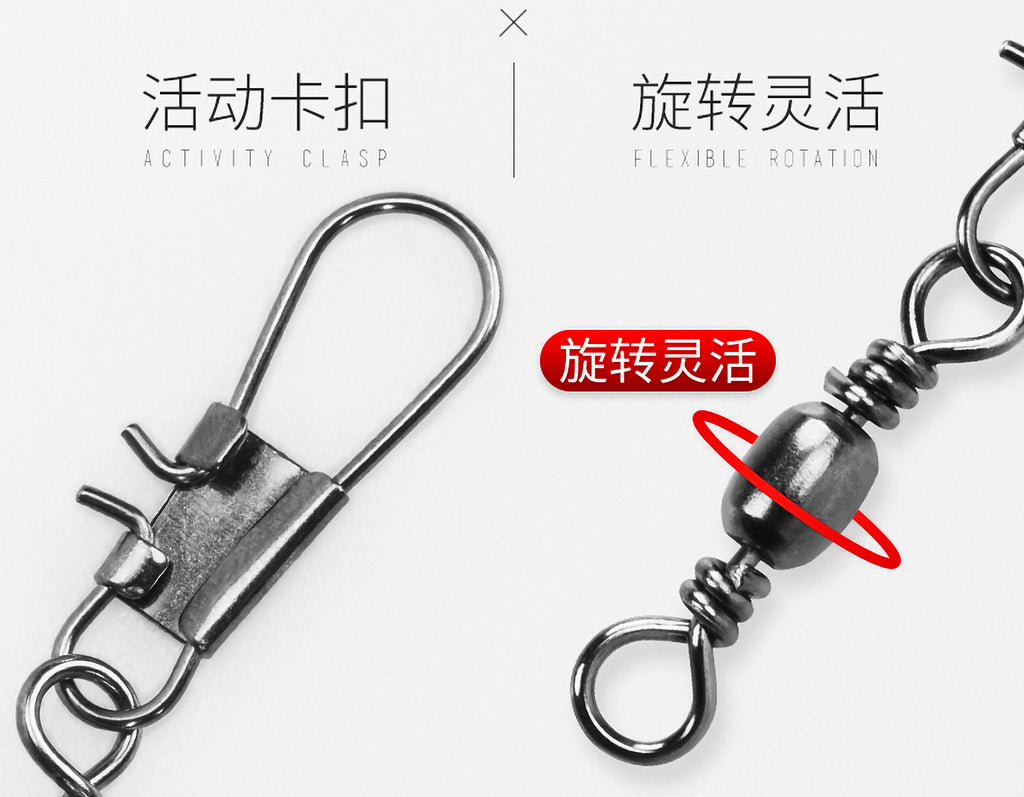 Safety Snap Connectors, Fishing Snap Clips, Sizes 12–2 – product photo