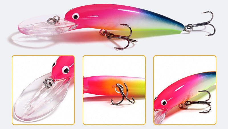 Floating Minnow Plug, Long Lip, 12–20 g (0.4–0.7 oz) – product photo