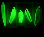 Glow Hard Bait Set, 5 Pieces with Tackle Box – product photo