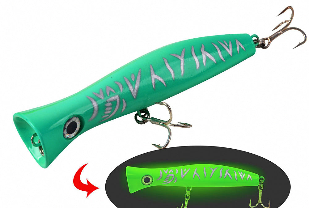 Topwater Popper Lure, 19 cm (7.5 in), 120 g (4.2 oz) – product photo
