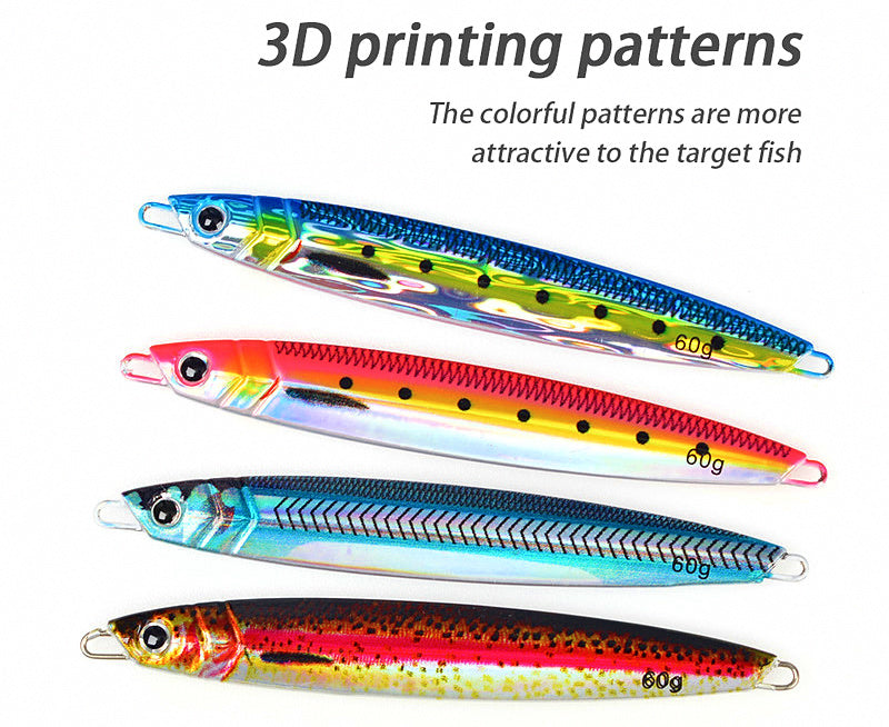 Slow Pitch Metal Jig, 40–250 g (1.4–8.8 oz) – product photo
