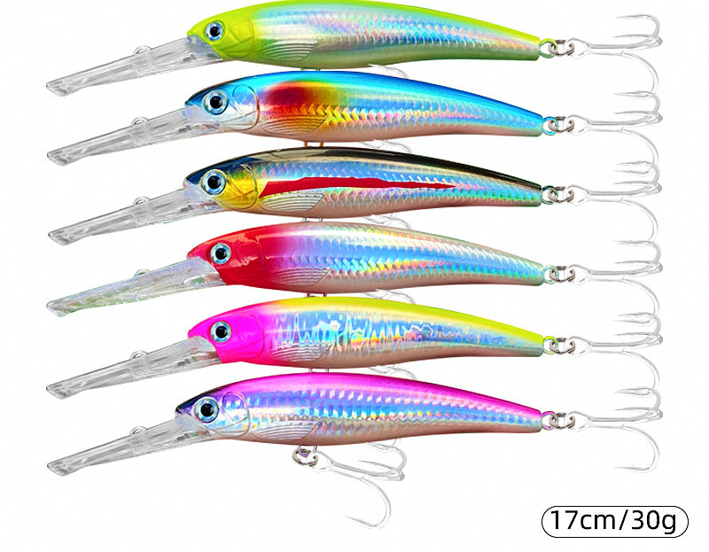 Floating Trolling Minnow Lure, 17 cm (6.7 in), 30 g (1.1 oz) – product photo