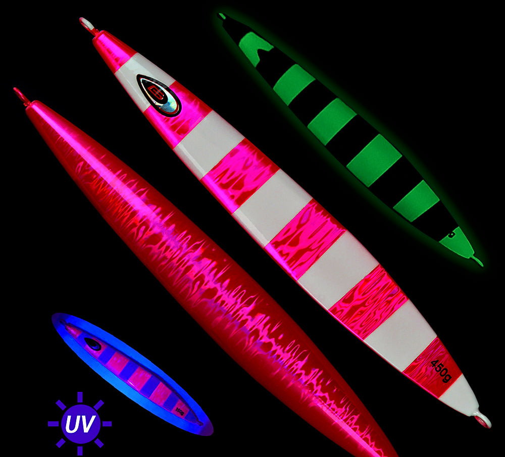 Slow Pitch Jig, 270–450 g (9.5–15.9 oz), Glow Options – product photo